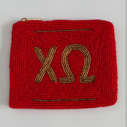 Chi Omega Coin Purse
