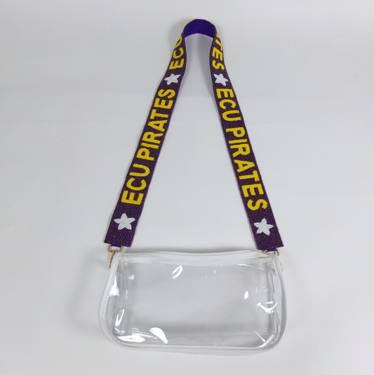 East Carolina University (ECU) Beaded Purse Straps