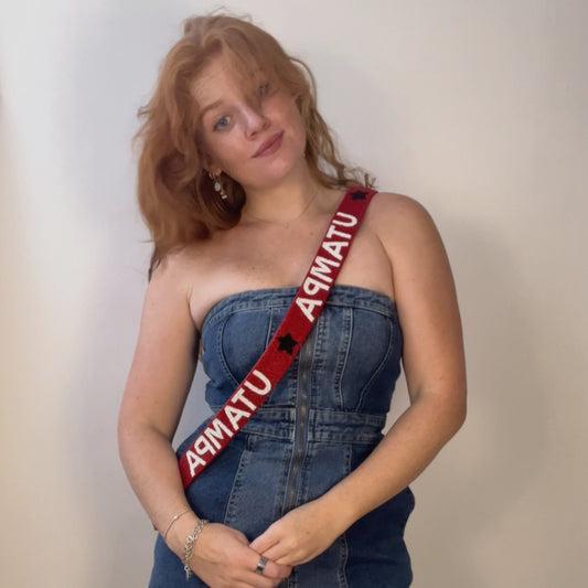 UTampa Beaded Purse Strap