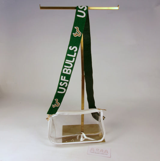 University of South Florida (USF) Beaded Purse Straps