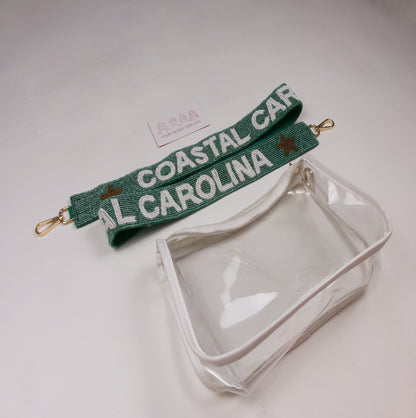 Coastal Carolina University (CCU) Beaded Purse Strap