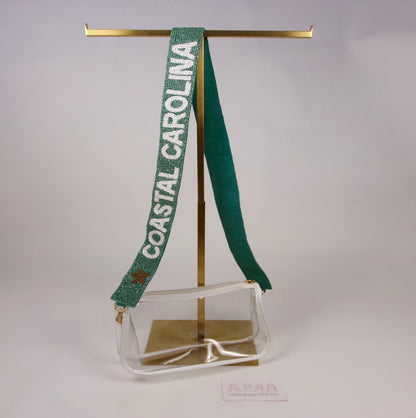 Coastal Carolina University (CCU) Beaded Purse Strap