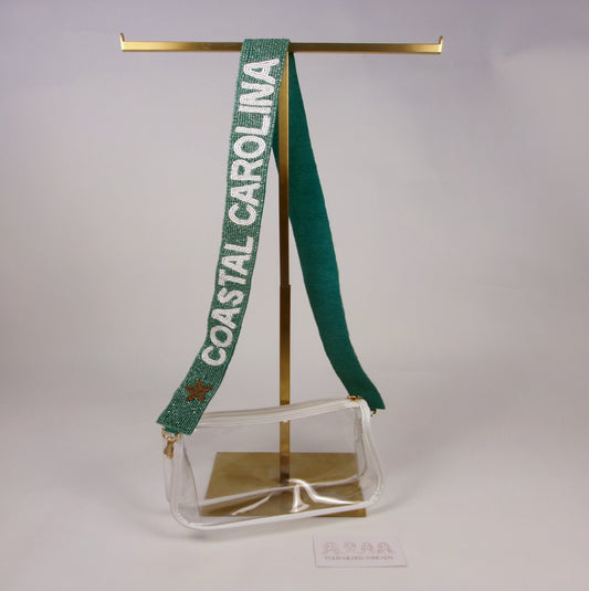 Coastal Carolina University (CCU) Beaded Purse Strap