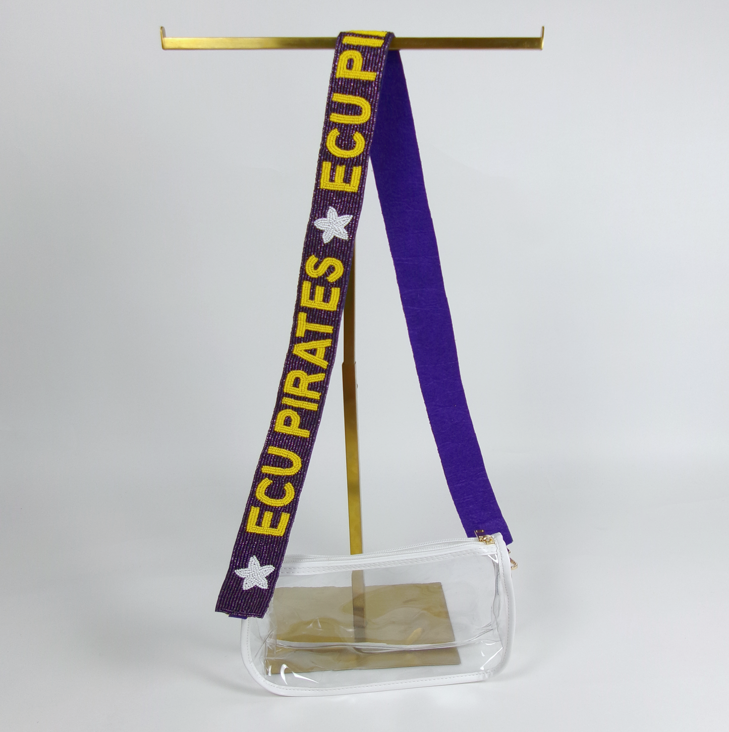 East Carolina University (ECU) Beaded Purse Straps