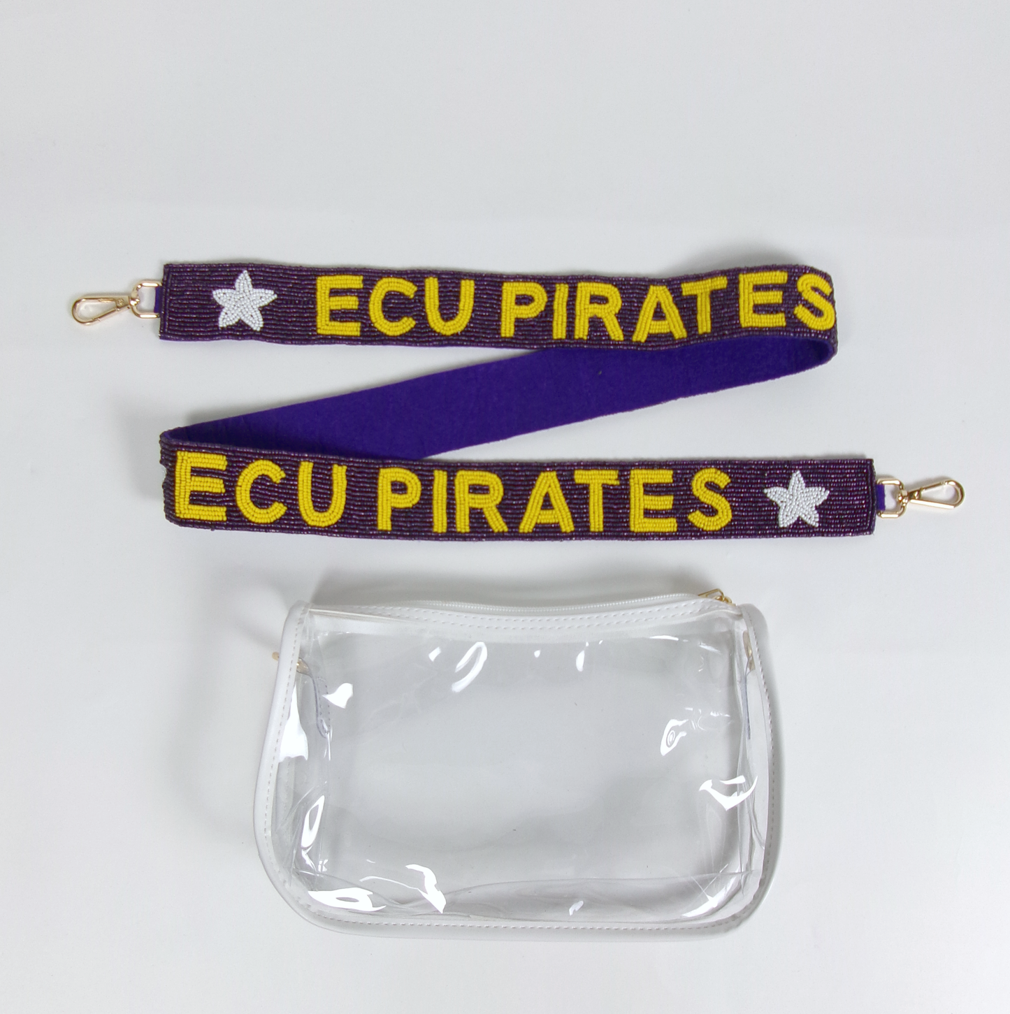 East Carolina University (ECU) Beaded Purse Straps