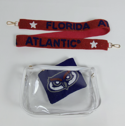 Florida Atlantic Beaded Purse Strap