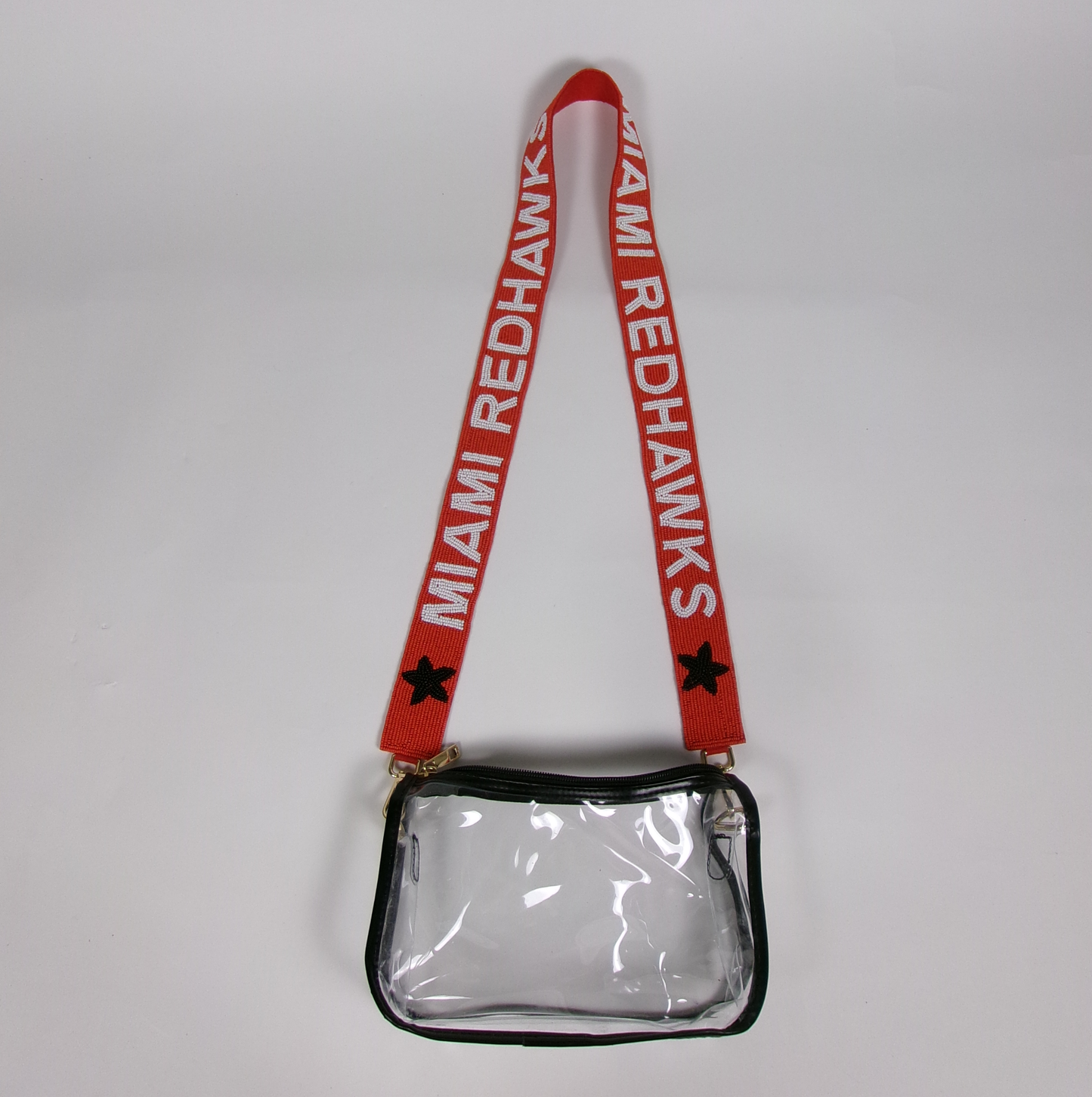 Miami University Beaded Purse Strap
