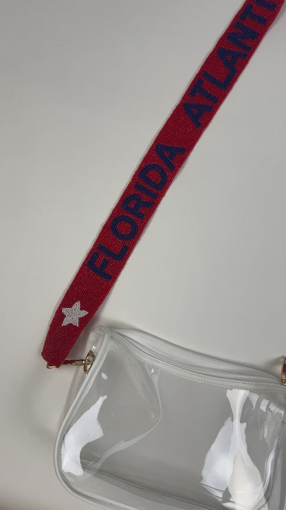 Florida Atlantic Beaded Purse Strap