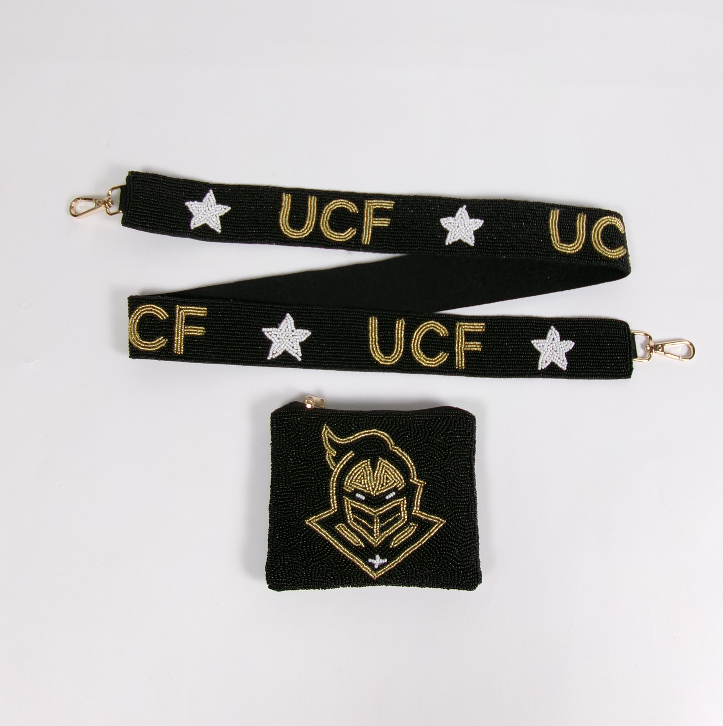 University of Central Florida Beaded Purse Strap