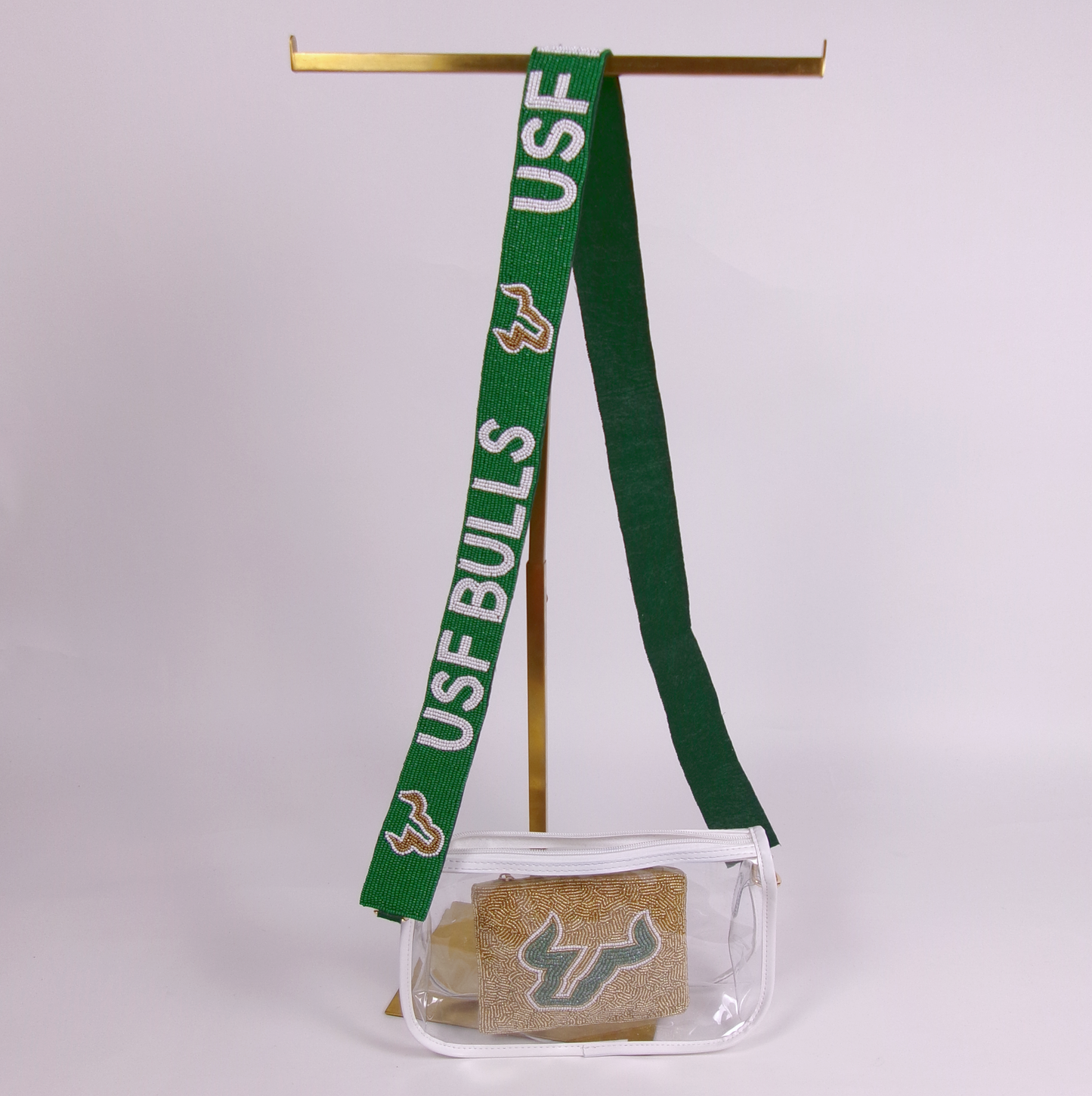 University of South Florida (USF) Beaded Purse Straps